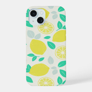 Motif Citron d'Été sur Crème