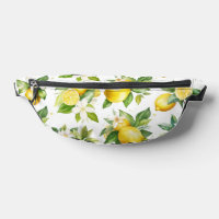 Motif citron, Fleurs de citron, Feuilles, Citrus
