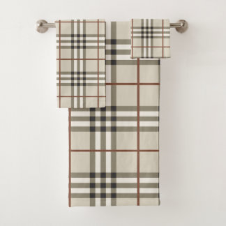 Motif Classique Confortable Carreaux Neutres
