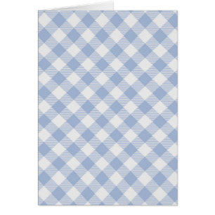 Motif classique En vichy bleu coché