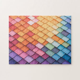Motif coloré Art Photo Puzzles en brique Internet