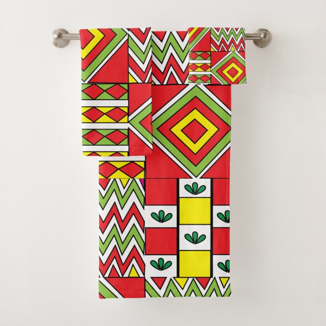Motif coloré en mosaïque marocaine (En situation)