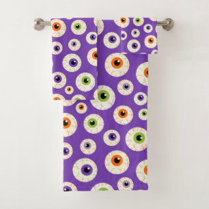 Motif coloré Halloween Eyeballs