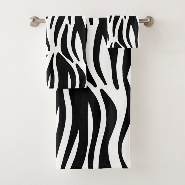 Motif contemporain moderne de zèbre (En situation)