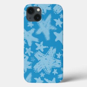 Motif Coque -coque iphone d'étoiles de brosse