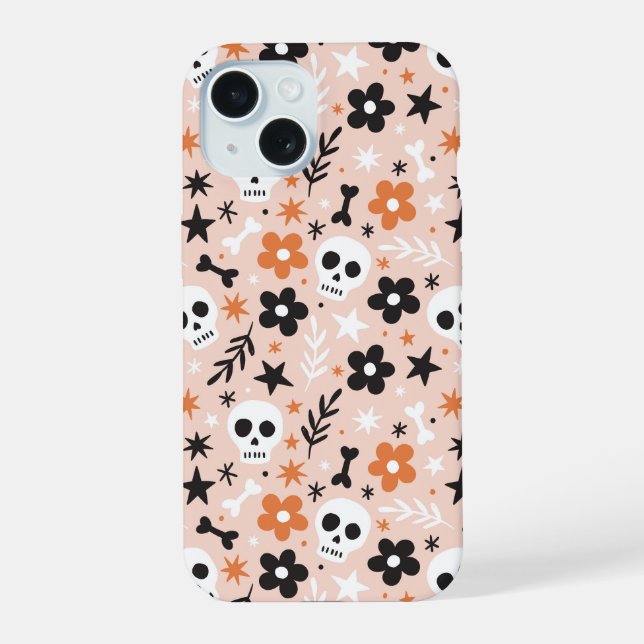 Motif crâne de fleurs (Verso)