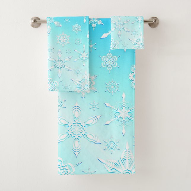 Motif Crystal Snowflakes (En situation)
