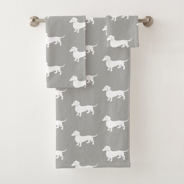 Motif Dachshund couleur personnalisé (En situation)