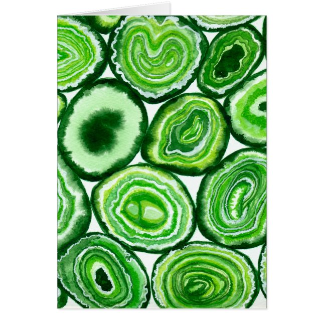 Motif d'agate verte (Devant)