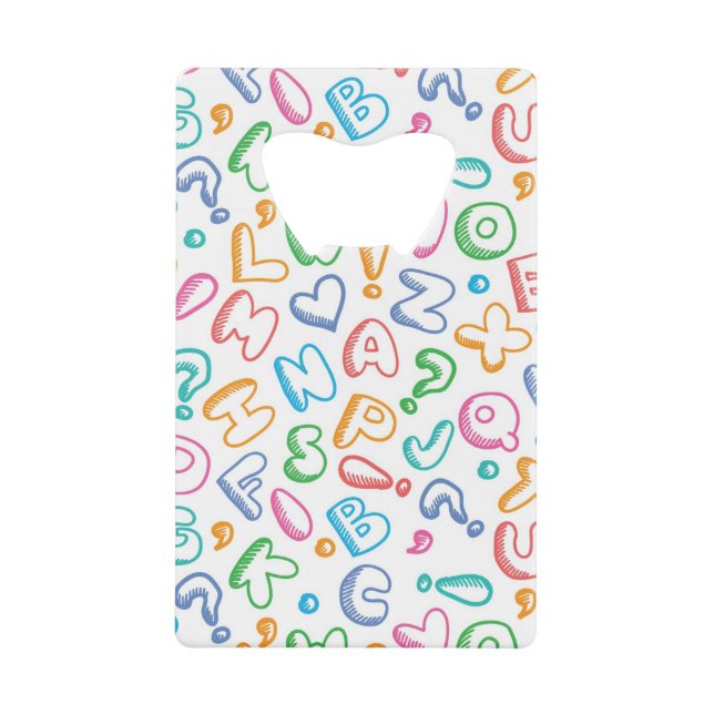 motif d'alphabet (Devant)