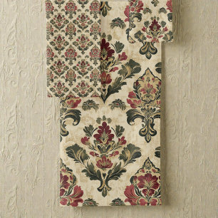 Motif damassé victorien ancien
