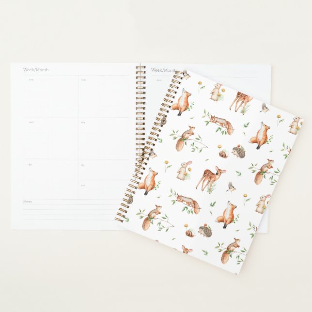 Motif d'amis animaux de bois mignon (Devant avec enveloppe)