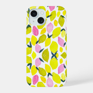 Motif d'aquarelle citron
