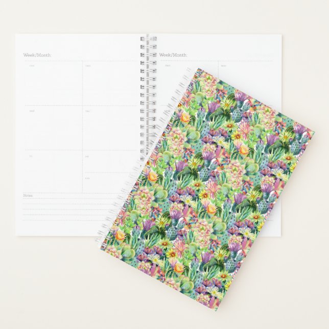 Motif d'aquarelle en fleurs exotiques (Devant avec enveloppe)