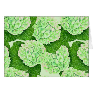 Motif d'aquarelle Hydrangea