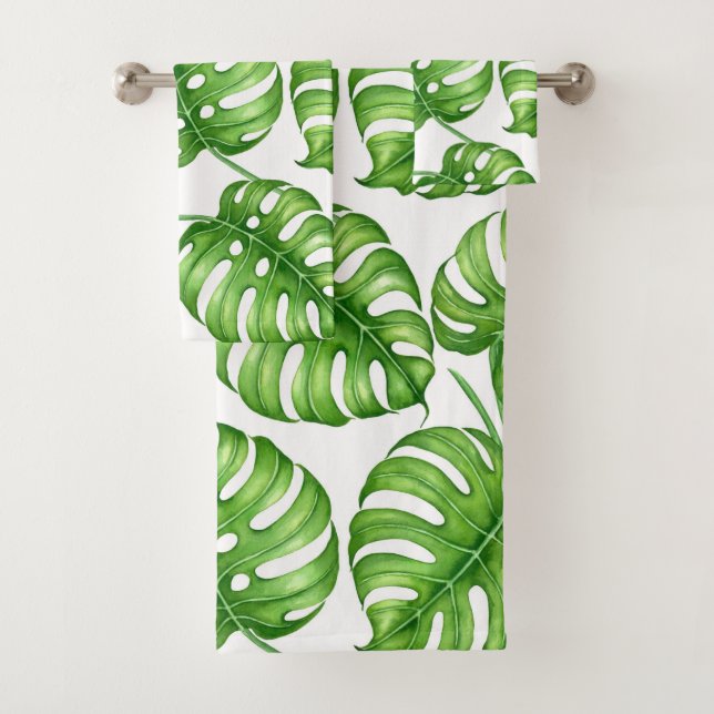 Motif d'aquarelle Monstera (En situation)