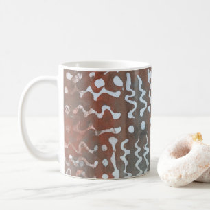 Motif d'art Abstrait Batik Coffee Mug