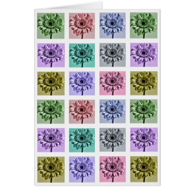 Motif d'art pop fleurs (Devant)