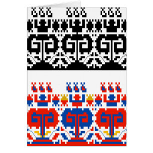 Motif d'art populaire bulgare