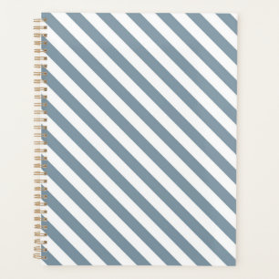 Motif de bandes bleues et blanches diagonales