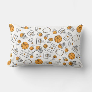 Motif de basket-ball lancer oreiller