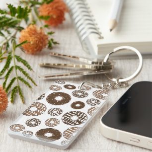 Motif de beignes, beignets de chocolat, beignets d