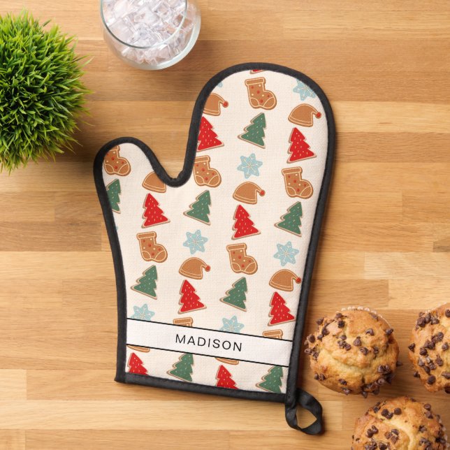 Motif de biscuits colorés Noël  (De haut en bas)