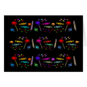 Motif de bonbons d'Halloween