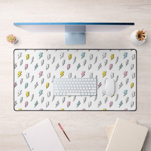 Motif de boulon de foudre à doodle mignon