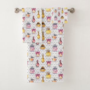 Motif de bouteille de Parfum