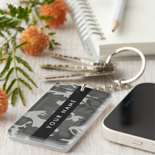 Motif de camouflage gris, Votre nom, Personnaliser