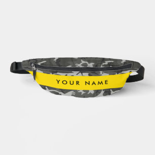 Motif de camouflage gris, Votre nom, Personnaliser