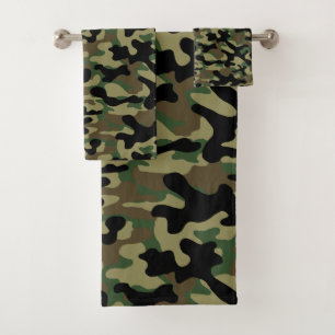 Motif de camouflage militaire en forêt 