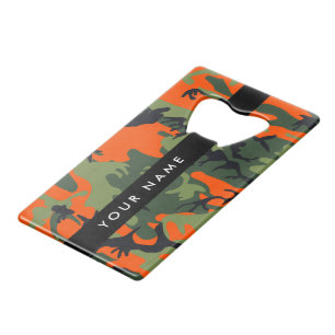 Motif de camouflage orange, Votre nom, Personnalis