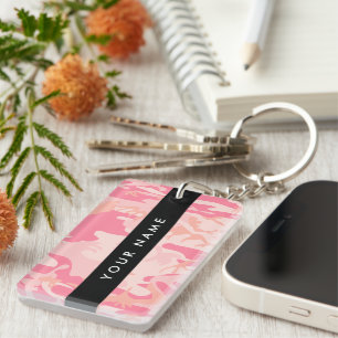 Motif de camouflage rose, Votre nom, Personnaliser