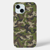 Motif de camouflage vert