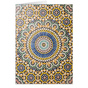 Motif de carreaux géométriques, Maroc