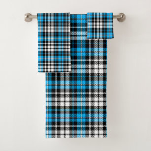Motif de carreaux Tartan à carreaux noir blanc ble