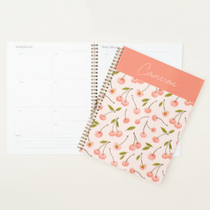 Motif de cerise aquarelle