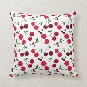 Motif de cerise mignonne Oreiller