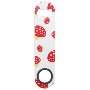 Motif de champignons à taches rouges mignon