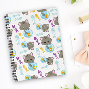 Motif De Chats, Chats Mignons, Chatons, Poisson