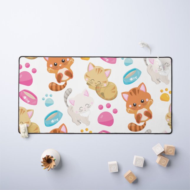 Motif De Chats, Chats Mignons, Kitty, Chatons, Paw (Tableau pour enfants)