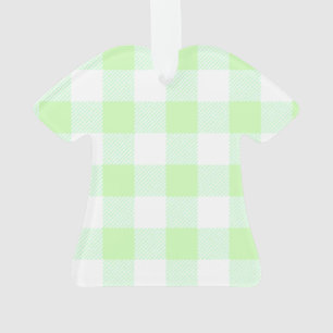 Motif de chèques En vichy vert clair