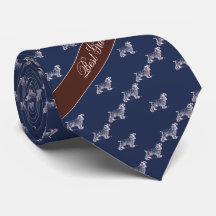 Motif de chien de Best Grand-père Cravate de marin