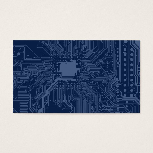 Motif de circuit Geek bleu (Devant)