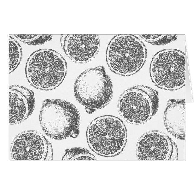 Motif de citron à main (Devant horizontal)