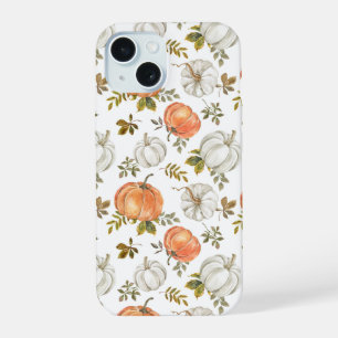 Motif de citrouille à l'aquarelle d'automne
