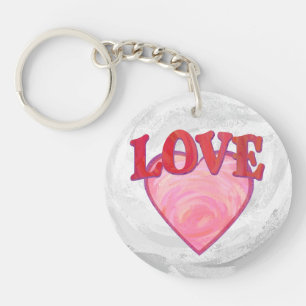 Motif de coeur d'amour rose