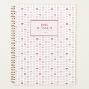Motif de cœur rose Girly Blush